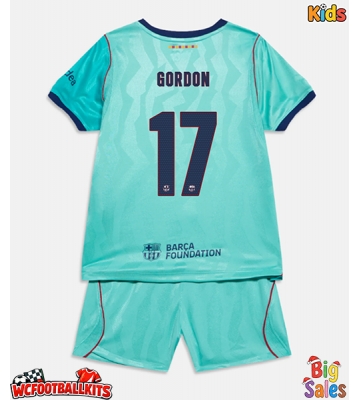 Barcelona Anthony Gordon #17 Replica Third Stadium Kit for Kids 2026-27 Short Sleeve (+ pants)
